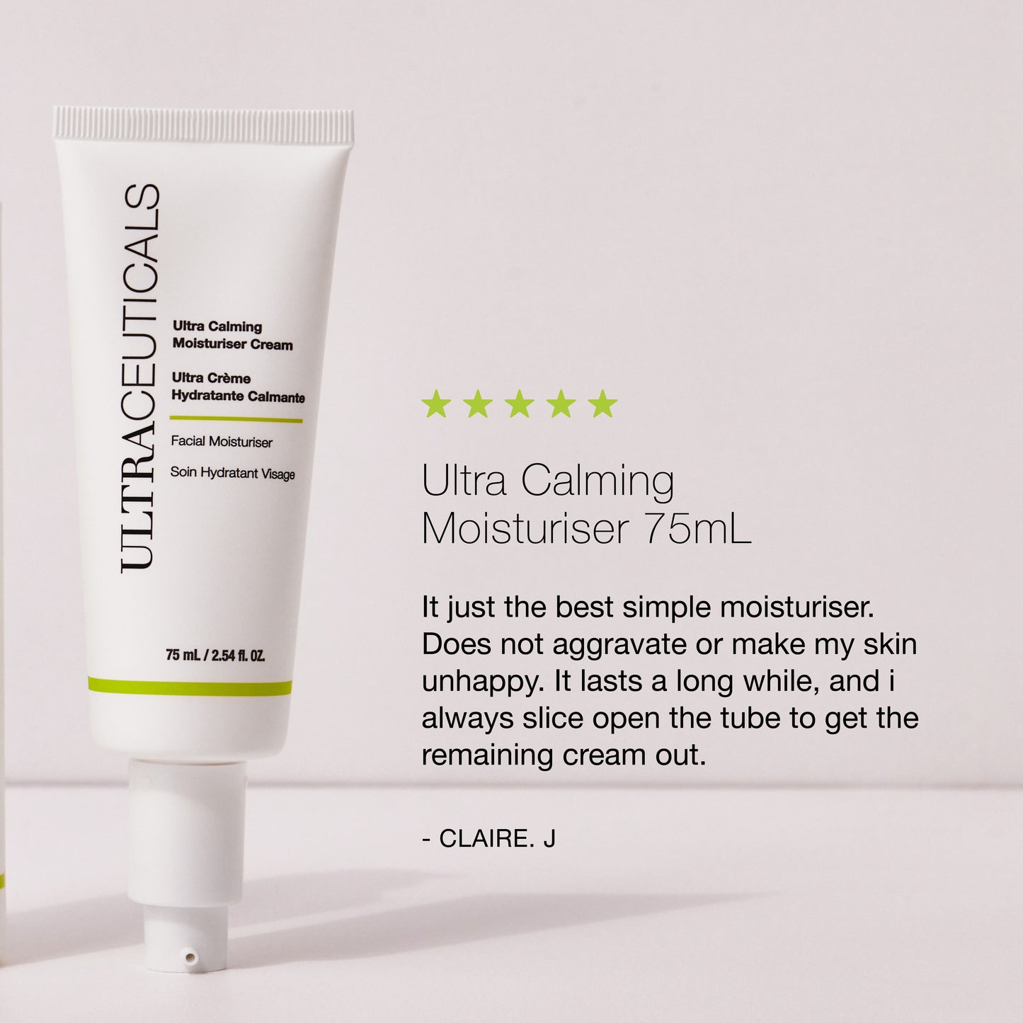 Ultra Calming Moisturiser Cream